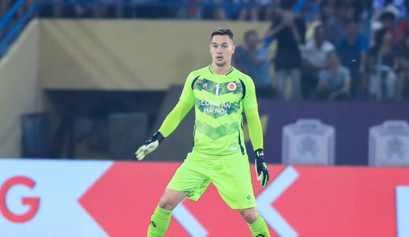 Thủ môn Nguyễn Filip giờ là số một