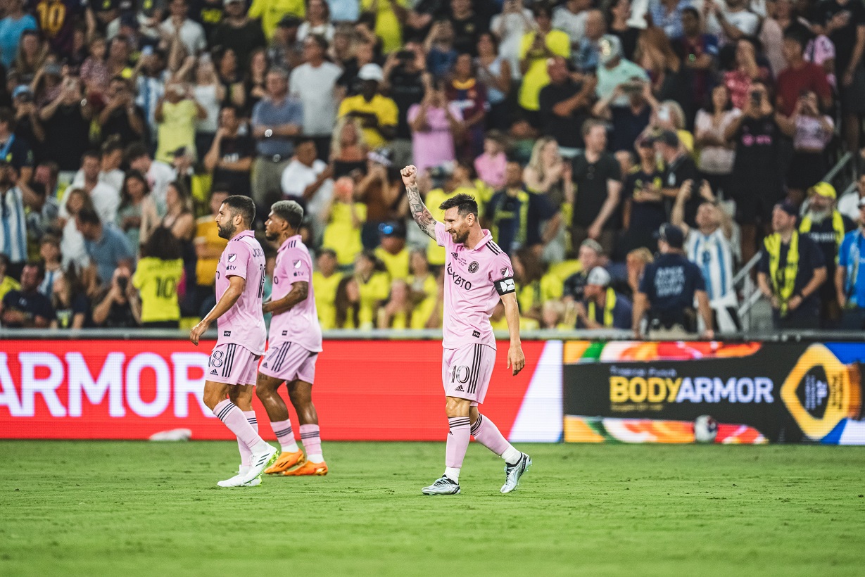Kết quả Nashville 1-1 Inter Miami, Messi đã ghi 10 bàn sau 7 trận rại Inter Miami