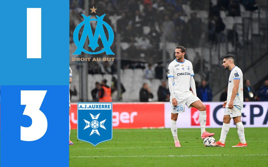 Marseille 1-3 Auxerre | Greenwood ghi quả phạt đền không cứu được chủ nhà