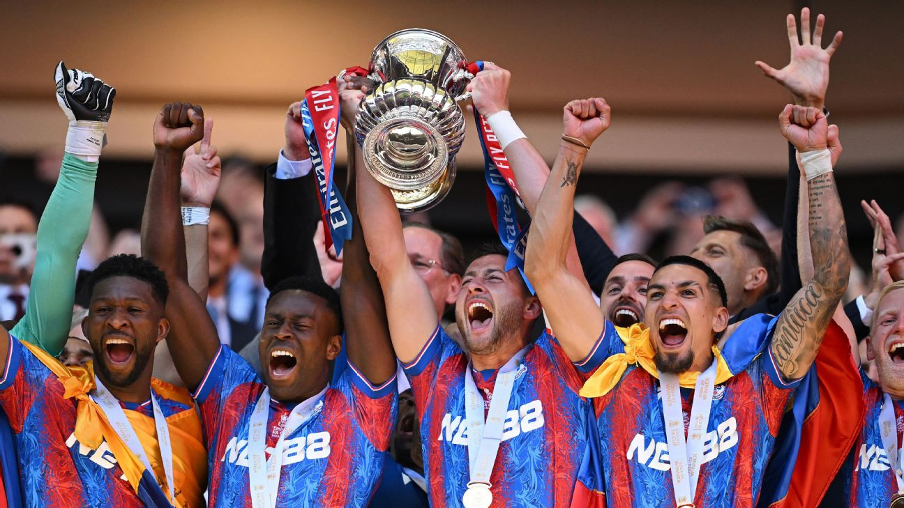 Crystal Palace 1-0 Manchester City | Marmoush đá hỏng quả phạt đền, Crystal Palace vô địch FA Cup lần đầu tiên trong lịch sử đội bóng