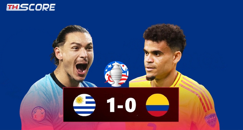 โคปาอเมริกา – โคลอมเบีย 10 คน 1-0 อุรุกวัย และผ่านเข้าสู่รอบชิงชนะเลิศจะพบกับอาร์เจนตินา