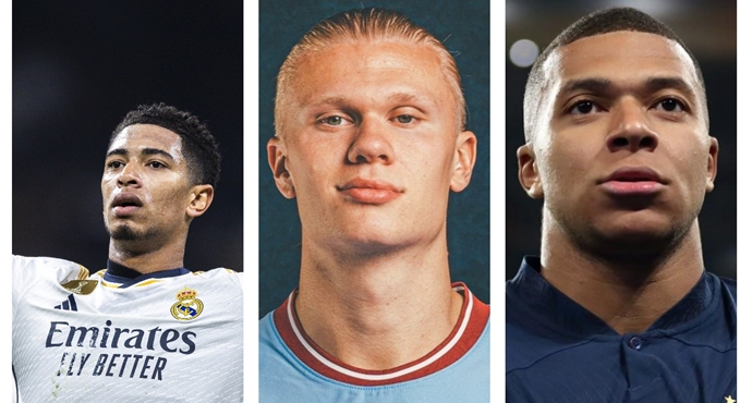 พี่น้องราคา 180 ล้านยูโร เอ็มบัปเป้ 3 ยิง 0 เข้ากรอบ + ฮาลันด์ 1 ยิง 1 เข้ากรอบ + เบลลิงแฮม 1 ยิง 0 เข้ากรอบ