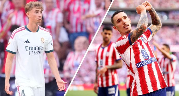 Ten-Man Real Madrid Fall 2-1 to Atletico in Feisty Derby