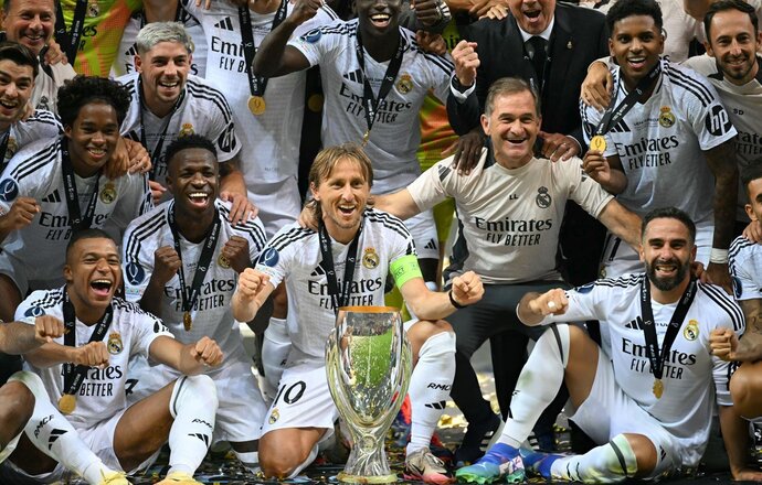 REAL MADRID WIN THE UEFA SUPER CUP 🏆