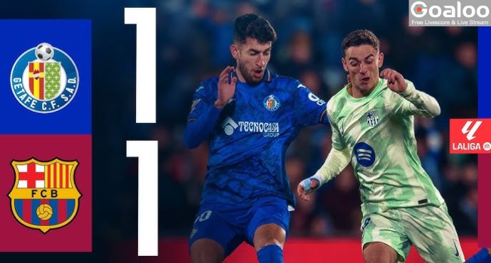 Getafe Holds Barcelona to a 1-1 Draw in La Liga Thriller