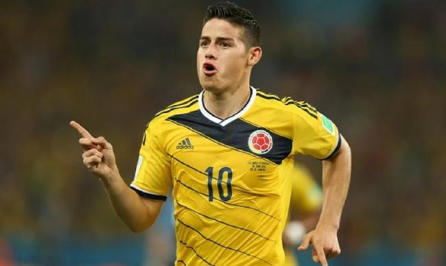 James Rodríguez đã đóng góp kiến tạo 6 lần, vượt qua thành tích của Lionel Messi và cân bằng kỷ lục của Alex từ Brazil