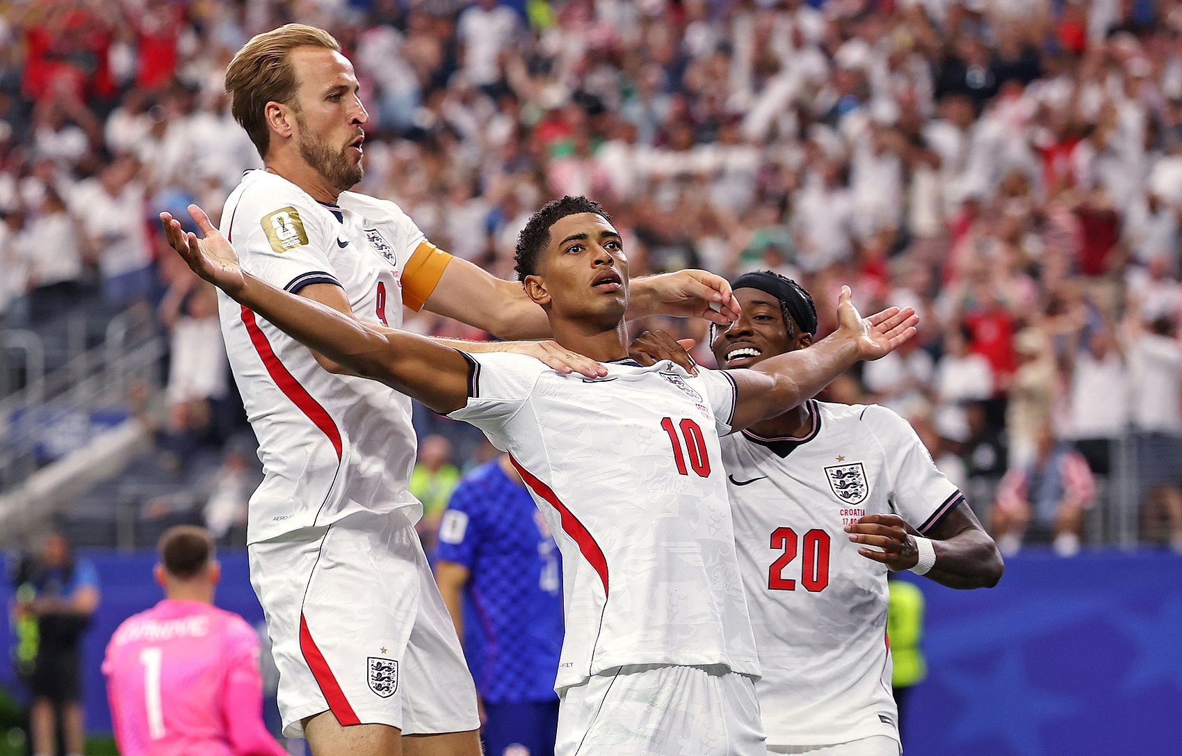 Anh 4-2 Croatia | Cơn mưa bàn thắng! Kane lập cú đúp, Bellingham & Rashford lập công