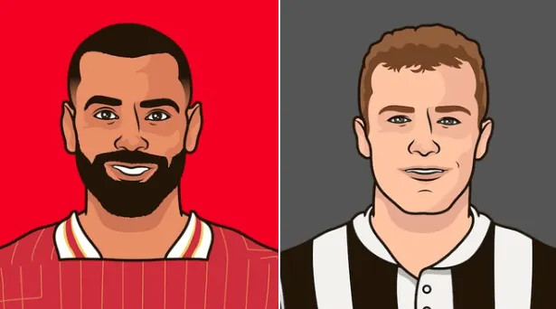 Salah đã ghi 59 bàn vào lưới các đội Big6 ở premier League, chỉ đứng sau Shearer với 75 bàn