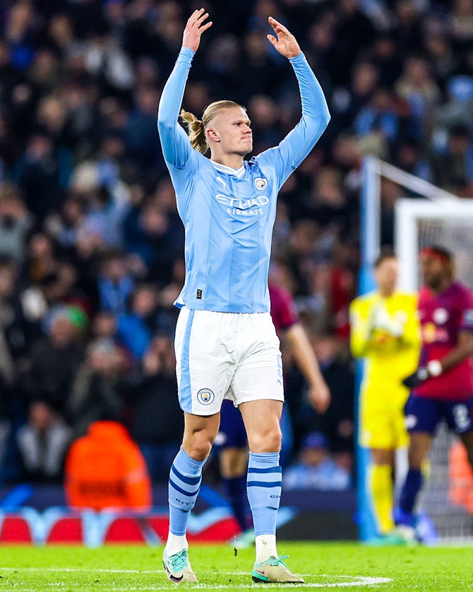 Erling Haaland hits 50th Premier League goal, breaks record