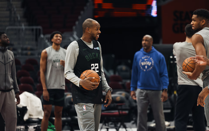 NBA In Photos: Bucks shootaround in Cleveland