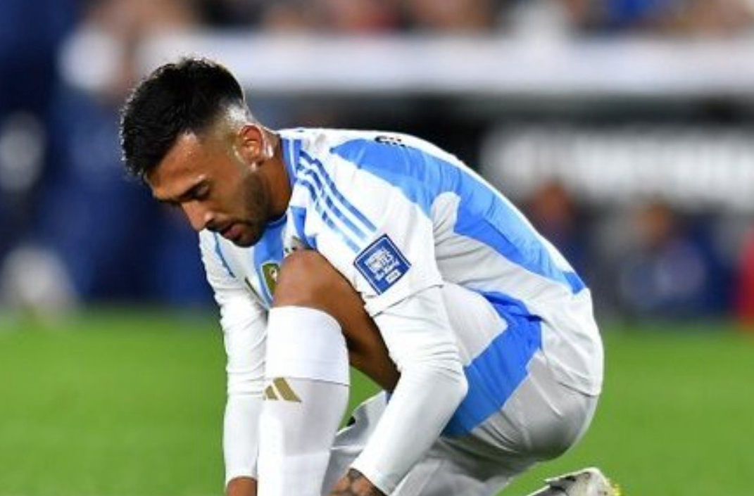 Nicolas Gonzalez's ankle injury is not serious, and he could still play against Colombia