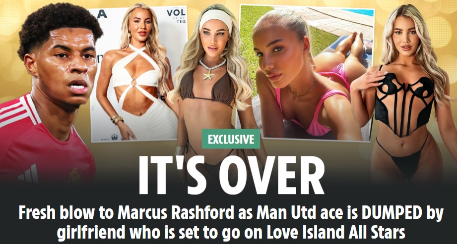 New Girlfriend Thinks Rashford Isn't Serious About Her and Decides to Break Up
