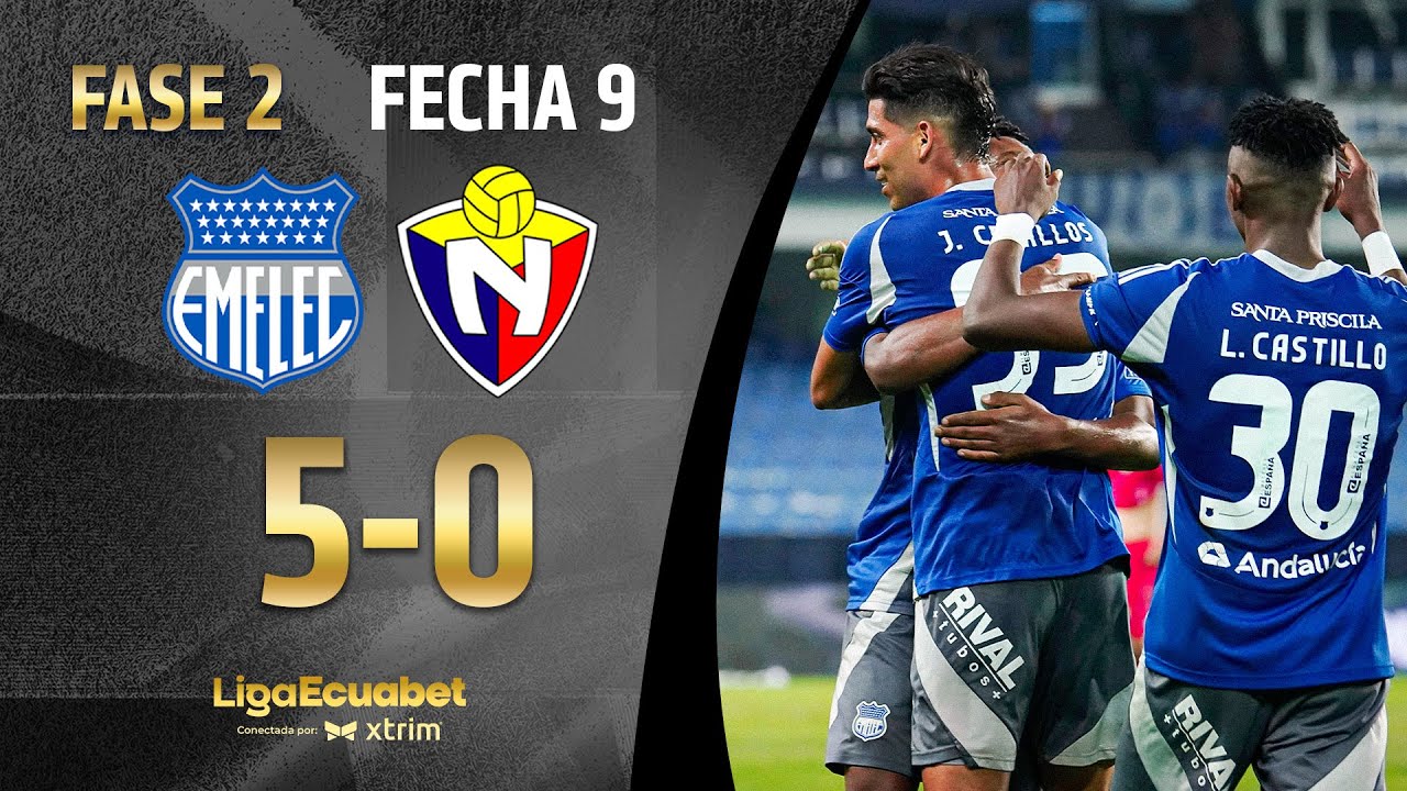 Emelec 5-0 El Nacional丨Melhores Momentos -Liga Pro