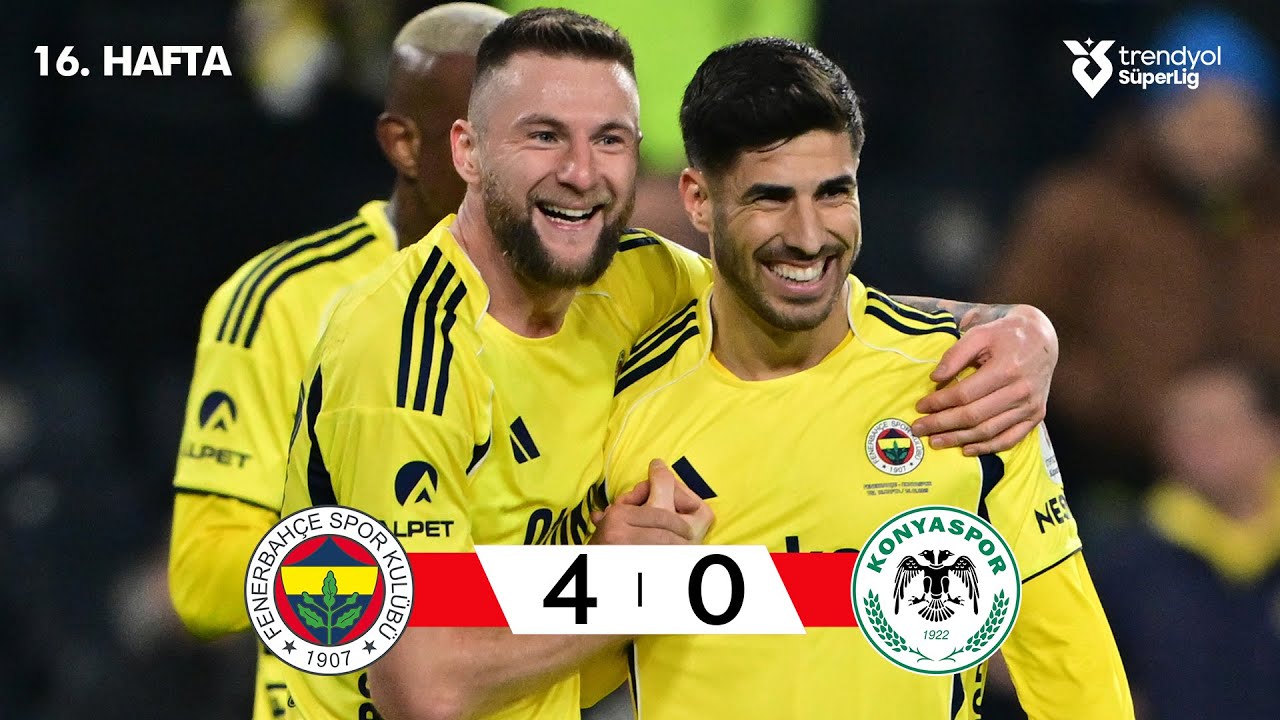 Fenerbahce 4-0 Konyaspor丨Melhores Momentos -Superliga