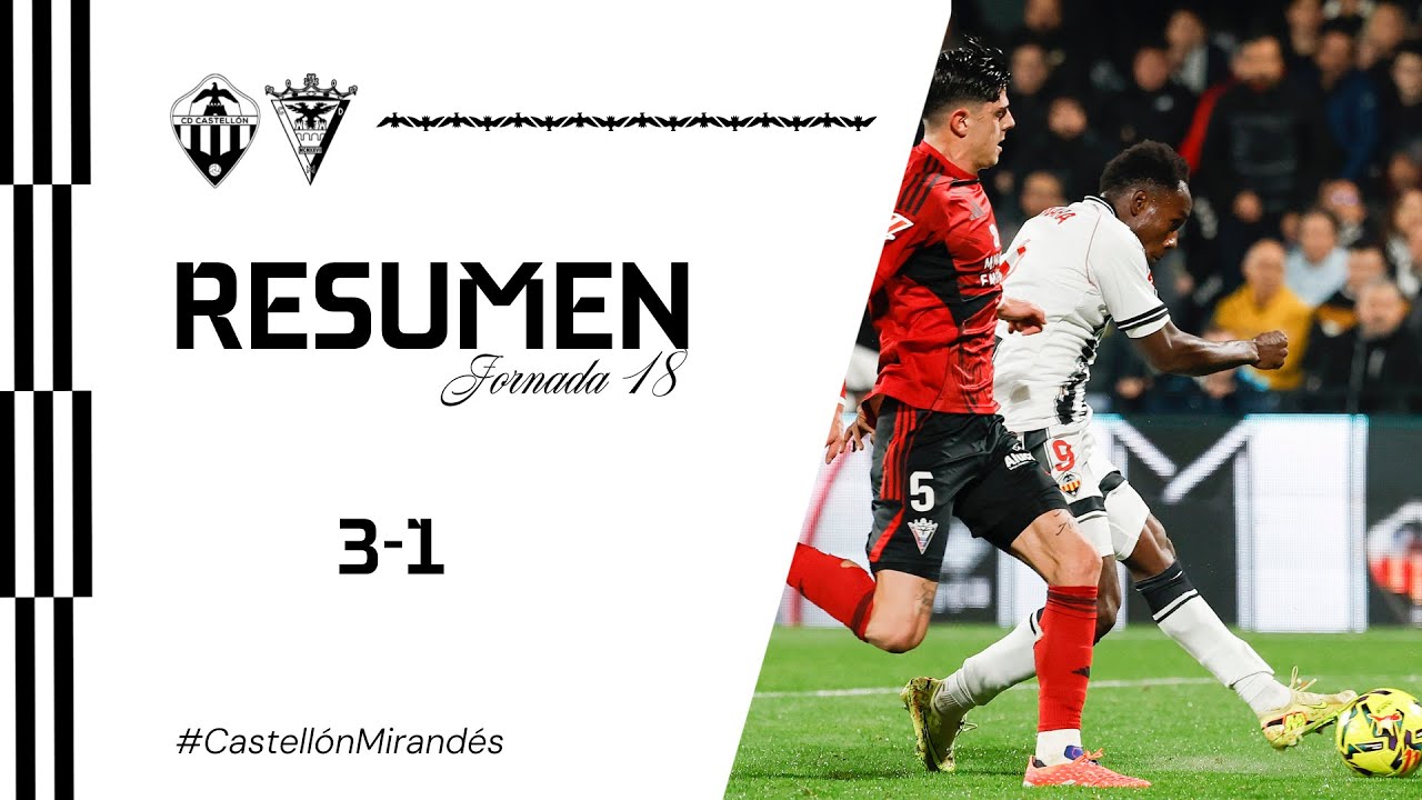 Castellon 3-1 Mirandes丨Melhores Momentos -LaLiga2