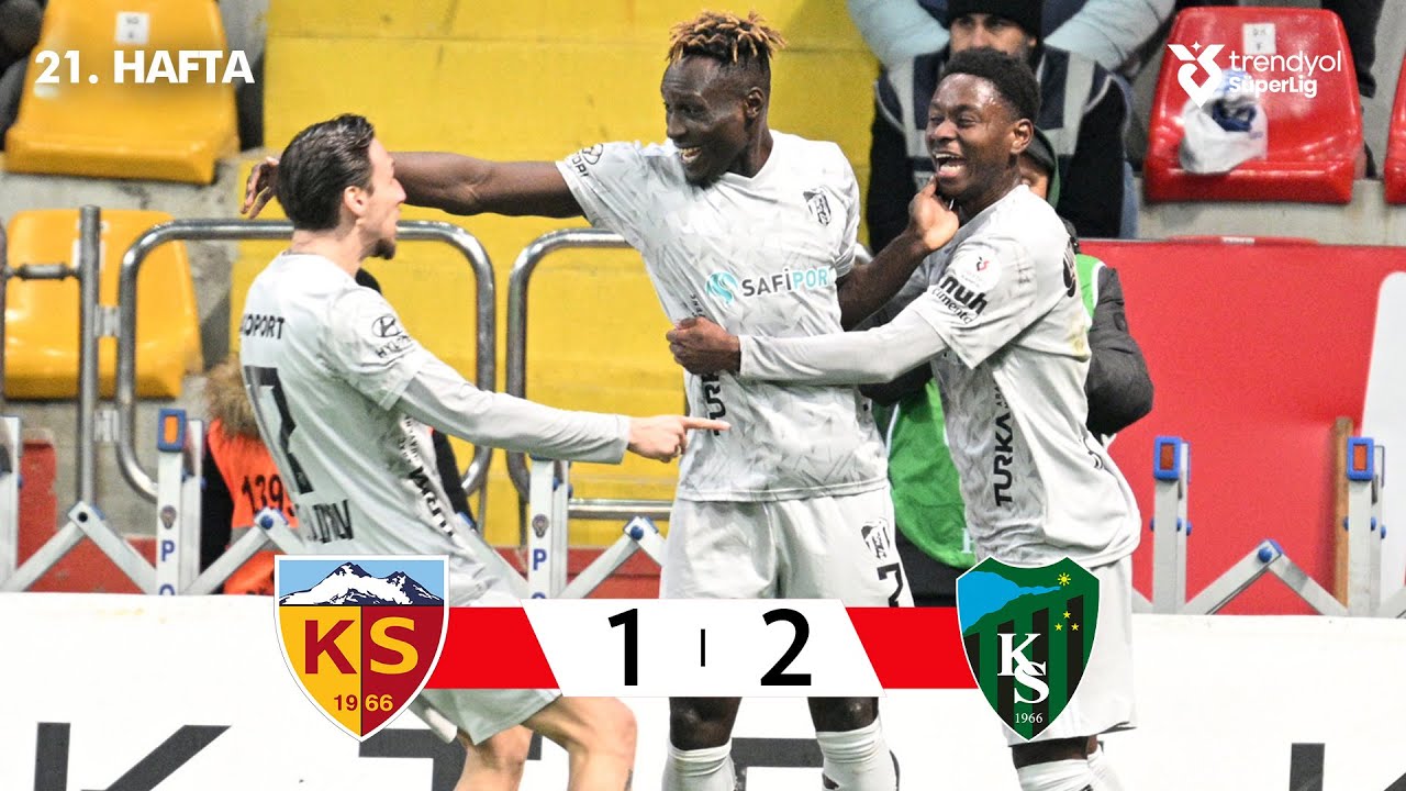 Match Highlights: Kayserispor 1-2 Kocaelispor VĐQG Thổ Nhĩ Kỳ