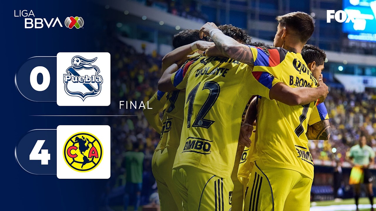 Puebla 0-4 Club America丨Melhores Momentos -Liga MX