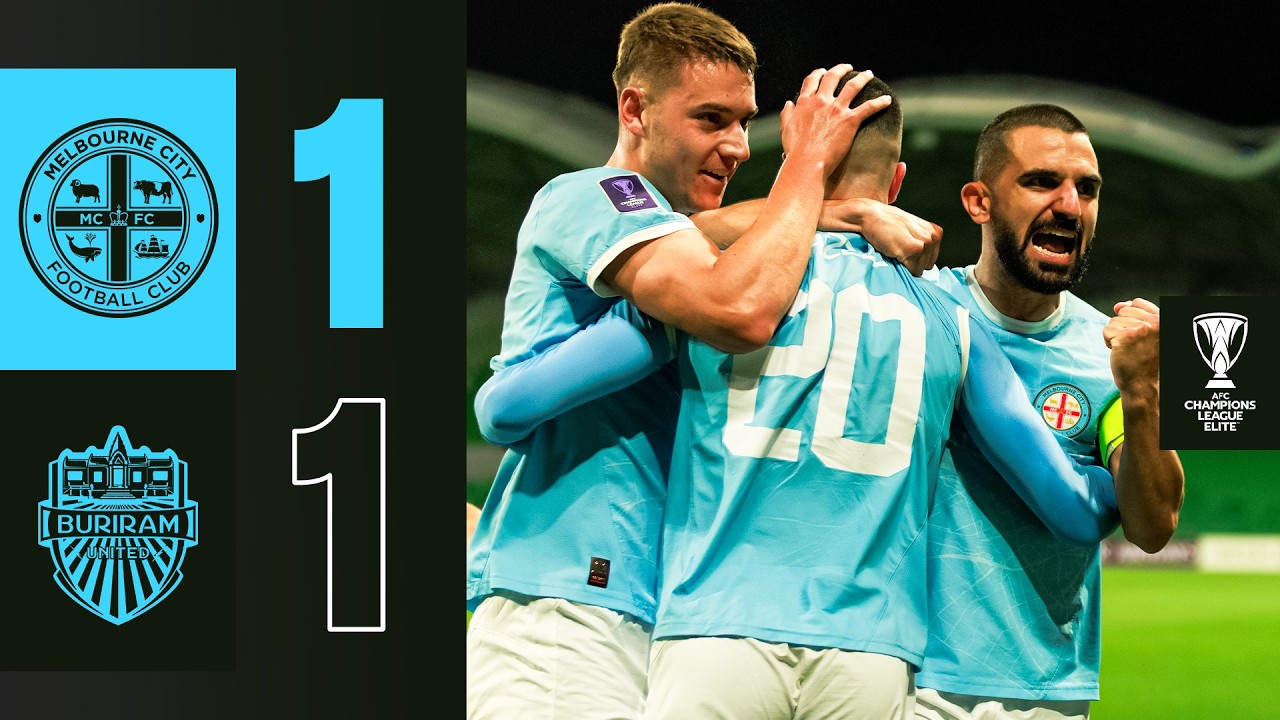 Melbourne City 1-1 Buriram丨Melhores Momentos -AFC - Liga dos Campeões