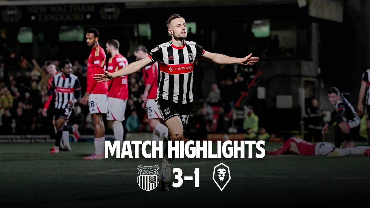 Grimsby 3-1 Salford丨Melhores Momentos -Liga 2