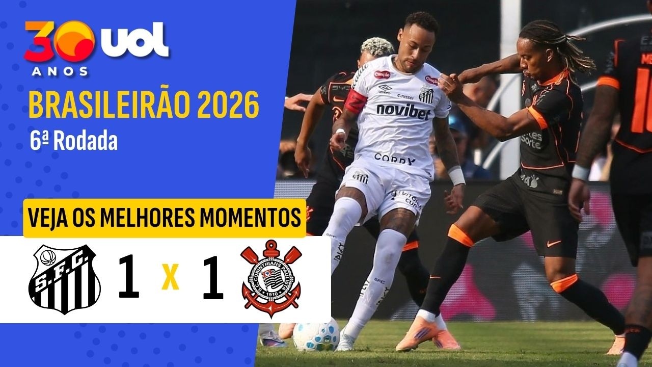Santos 1-1 Corinthians丨Melhores Momentos -Série A Betano