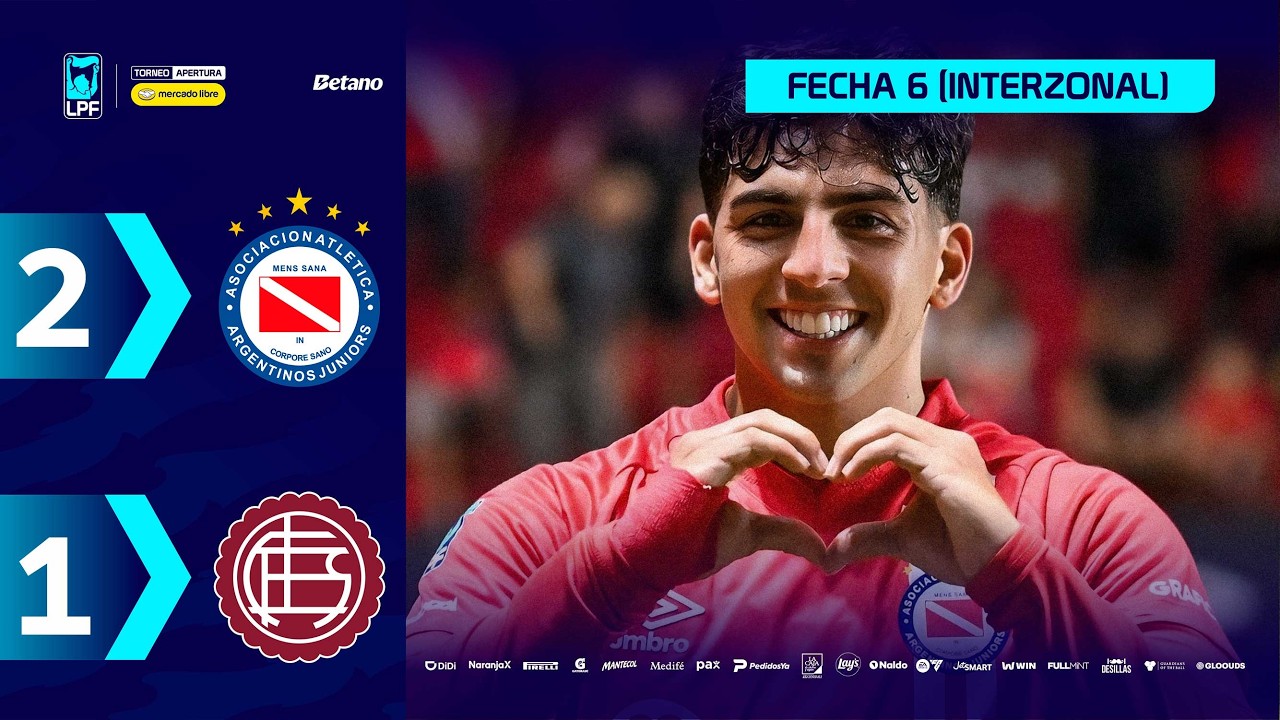 Match Highlights: Argentinos Juniors 2-1 Lanus VĐQG Argentina