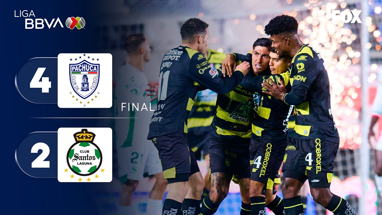 Pachuca 4-2 Santos Laguna丨Melhores Momentos -Liga MX