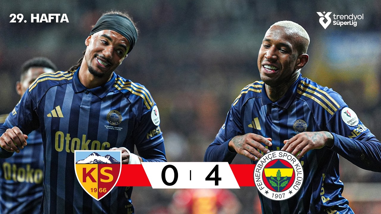 Kayserispor 0-4 Fenerbahce丨Melhores Momentos -Superliga