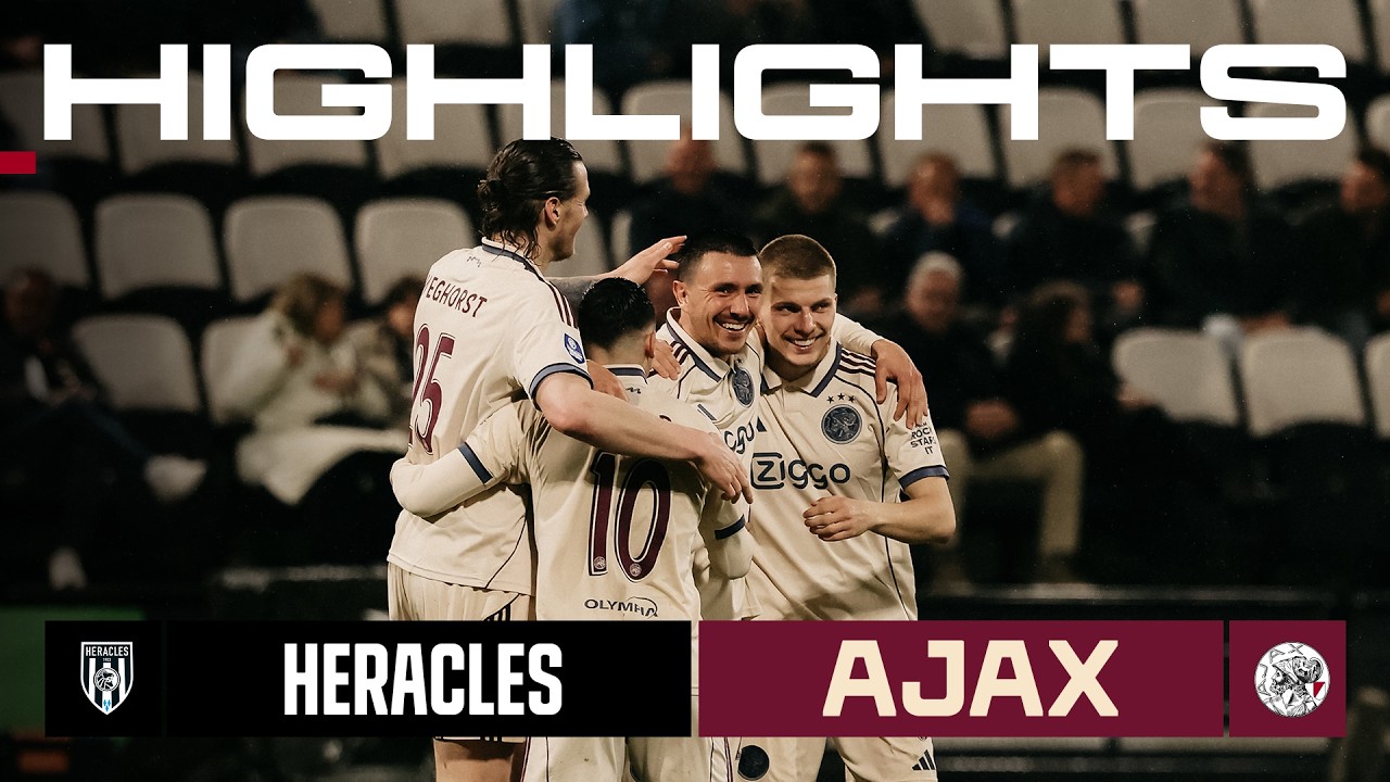 Heracles 0-3 Ajax丨Melhores Momentos -Eredivisie