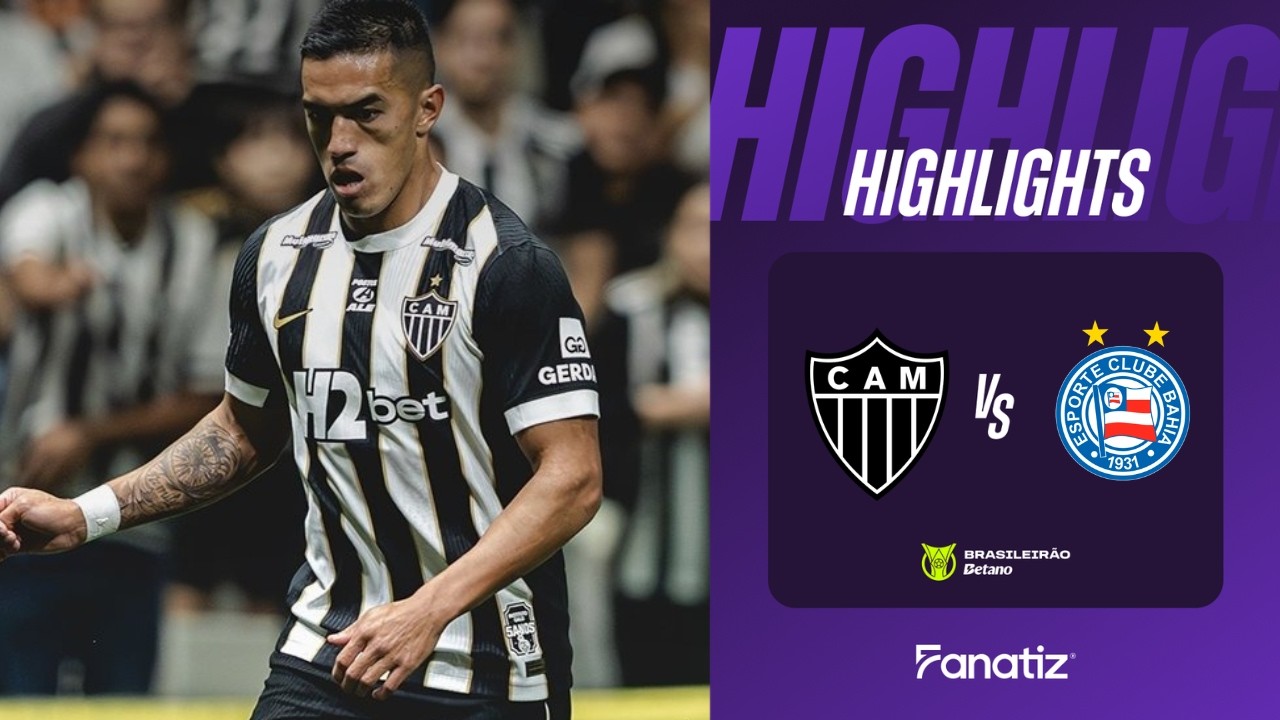 Match Highlights: Atletico Mineiro 1-1 Bahia(BA) VĐQG Brazil
