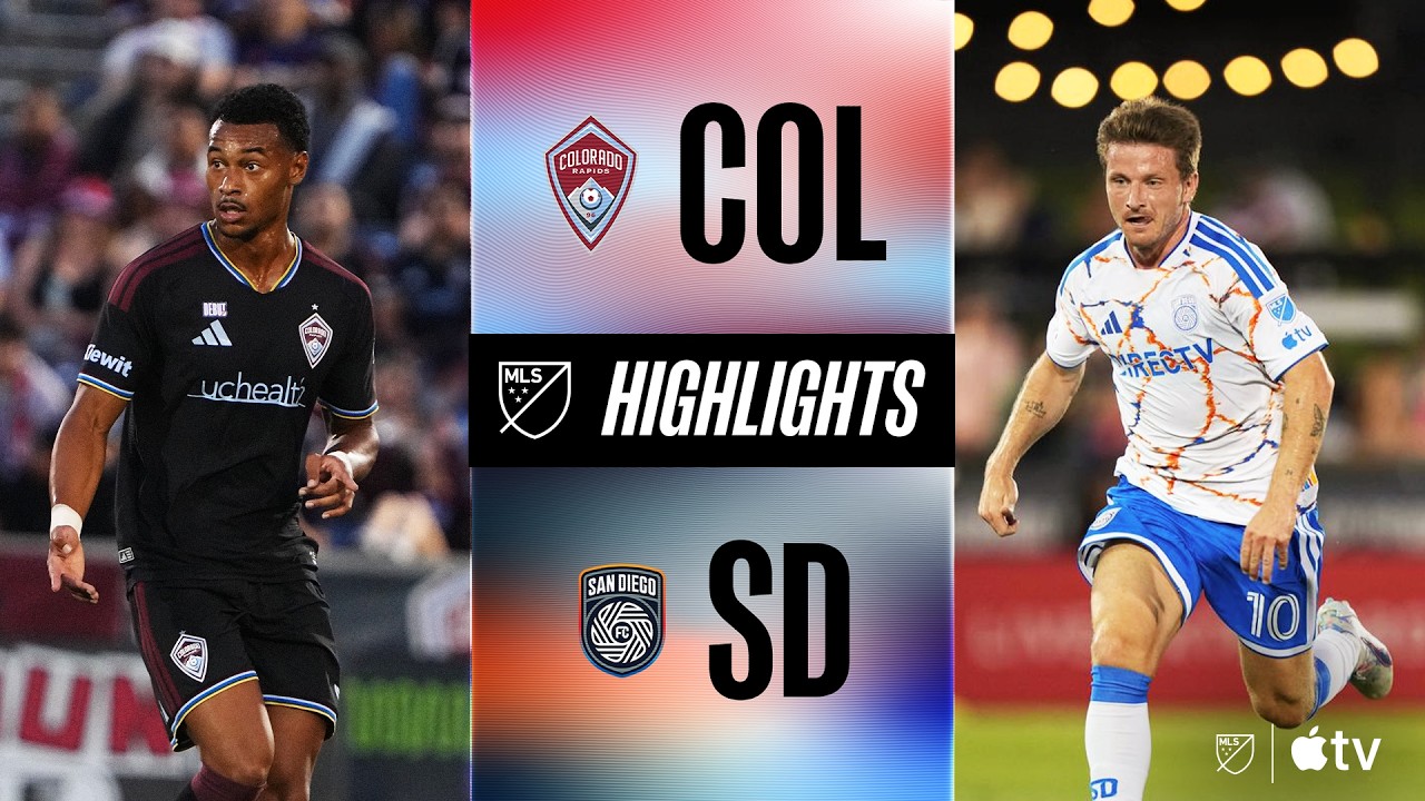 Match Highlights: Colorado Rapids 1-0 San Diego FC MLS Mỹ