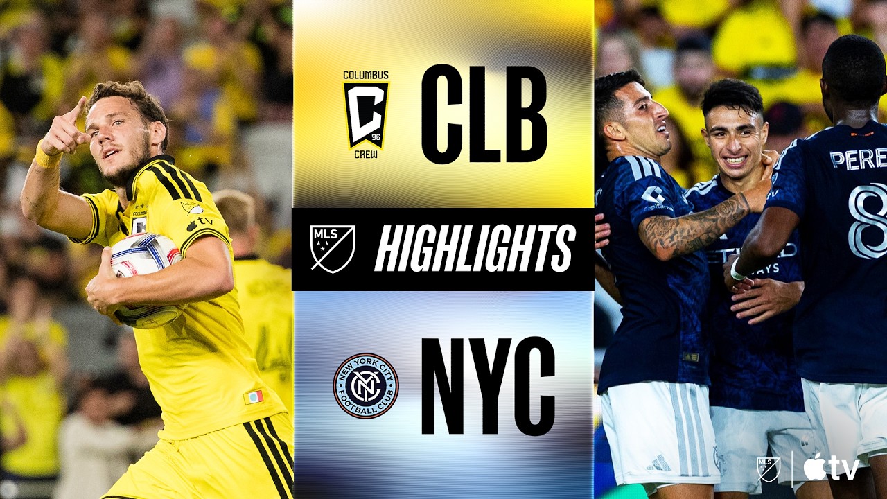Match Highlights: Columbus Crew 1-2 New York City FC MLS Mỹ