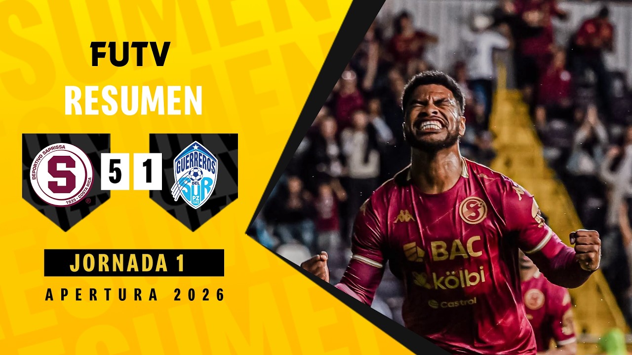 Match Highlights: Deportivo Saprissa 5-1 Perez Zeledon VĐQG Costa Rica