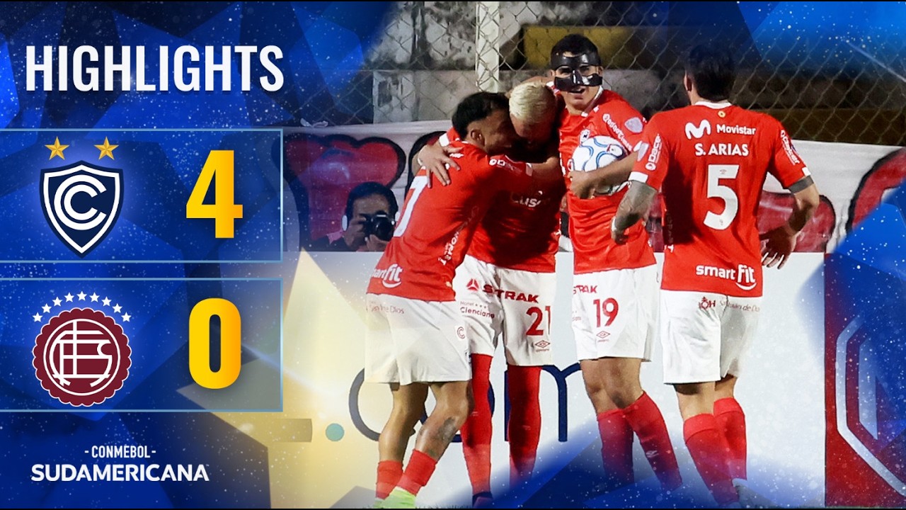 Match Highlights: Cienciano 4-0 Lanus Copa Sudamericana