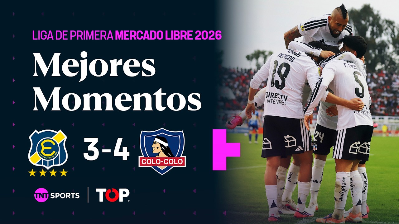 Everton 3-4 Colo Colo丨Melhores Momentos -Liga de Primera