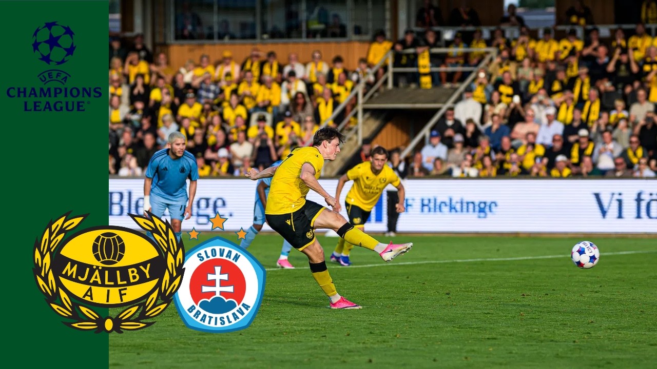 Mjallby 1-2 Slovan Bratislava丨Melhores Momentos -Liga dos Campeões