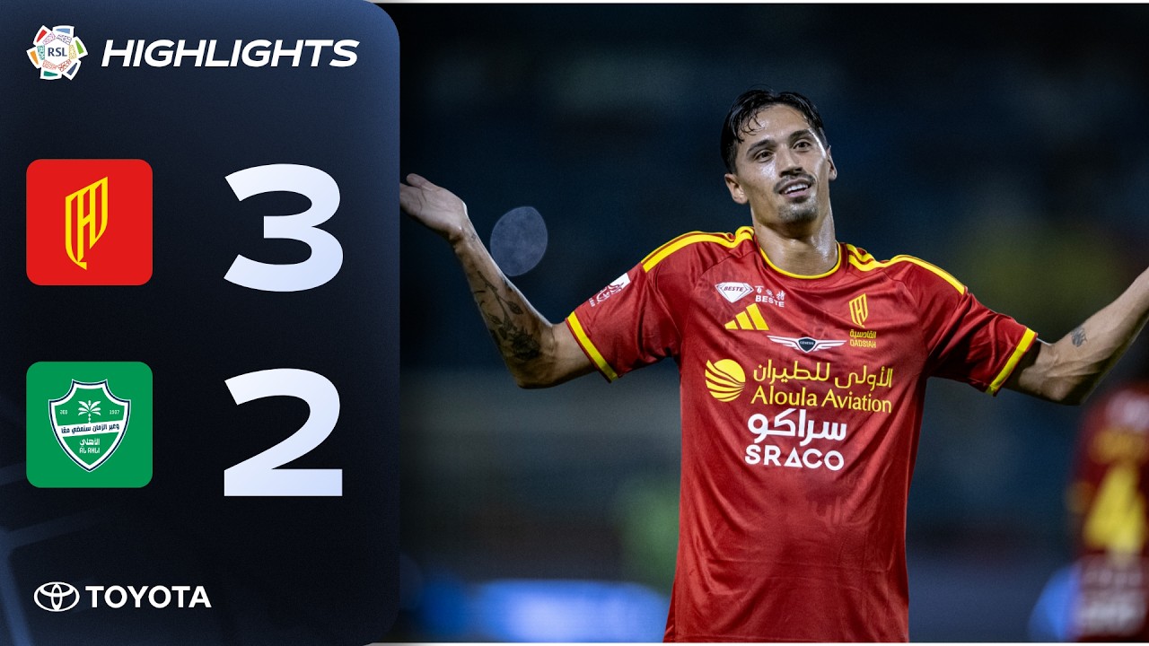 Match Highlights: Al-Qadasiya 3-2 Al Ahli Jeddah VĐQG Ả Rập Xê Út