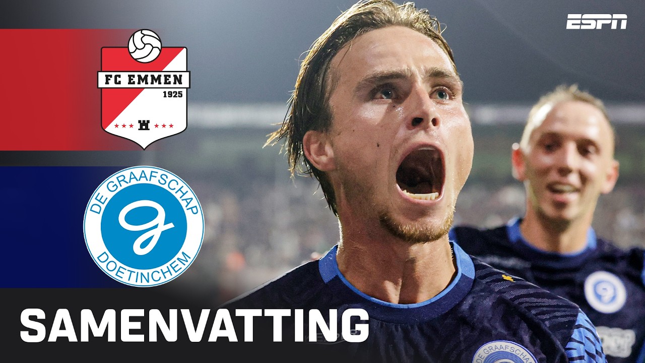 FC Emmen 1-2 Graafschap丨Melhores Momentos -Primeira Divisão