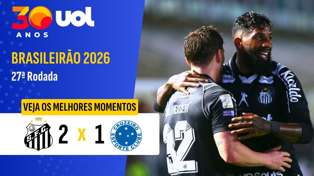 Santos 2-1 Cruzeiro丨Melhores Momentos -Série A Betano