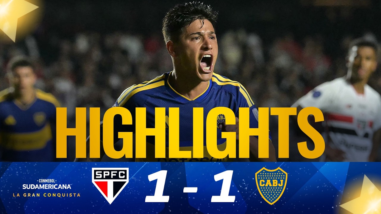 Match Highlights: Sao Paulo 1-1 Boca Juniors Copa Sudamericana
