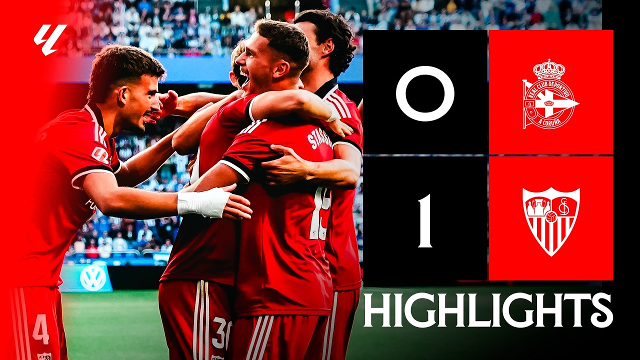 Match Highlights: Deportivo La Coruna 0-1 Sevilla VĐQG Tây Ban Nha