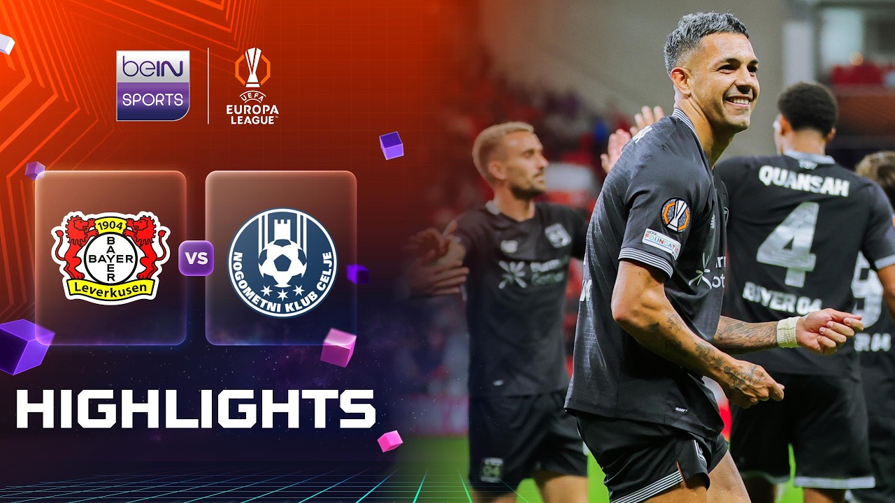 Match Highlights: Bayer Leverkusen 2-0 NK Publikum Celje Europa League