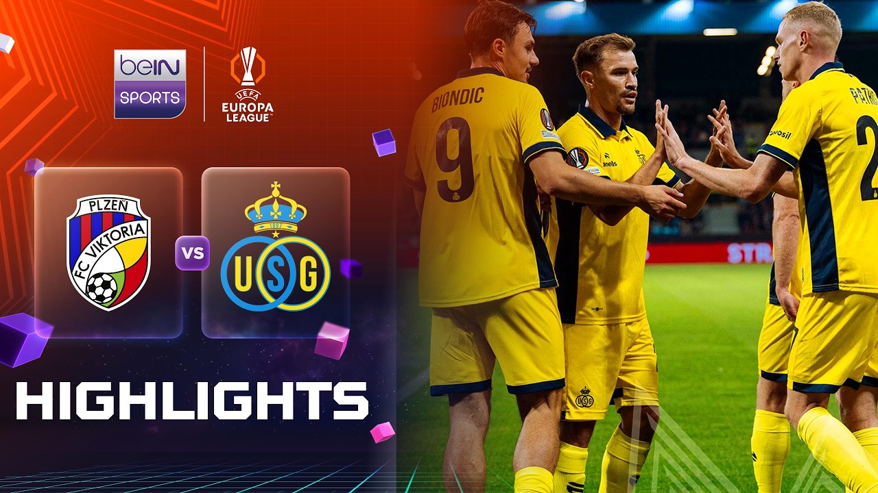 Match Highlights: FC Viktoria Plzen 0-3 Saint Gilloise Europa League