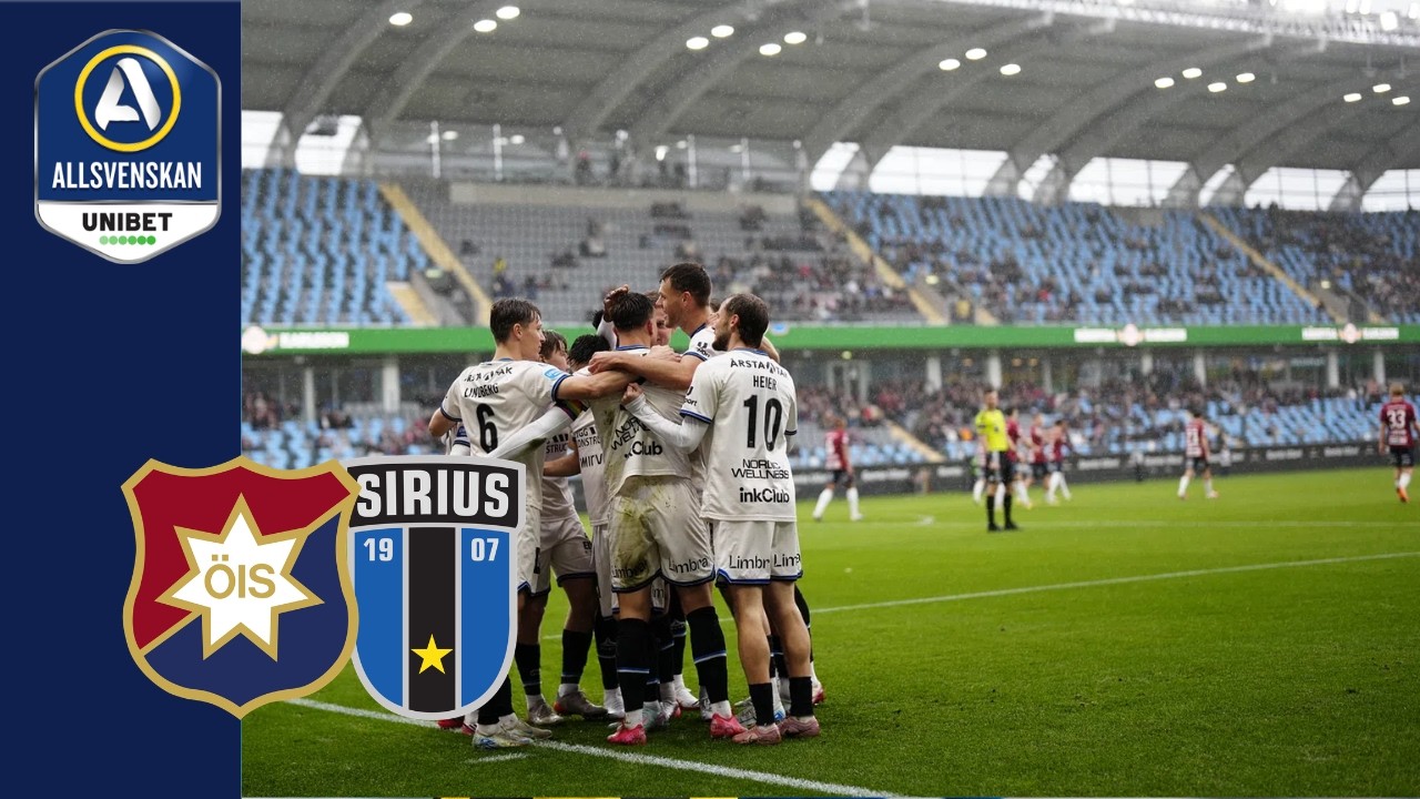 Match Highlights: Orgryte 1-2 IK Sirius FK VĐQG Thụy Điển
