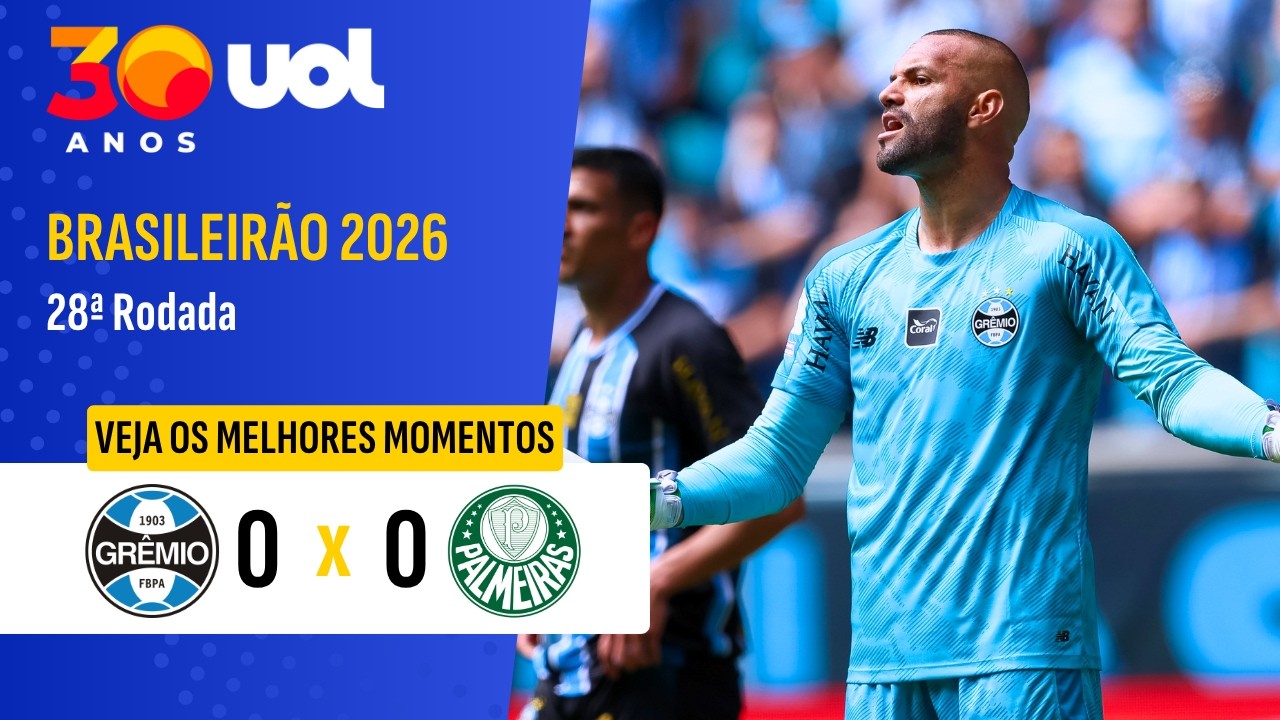 Match Highlights: Gremio (RS) 0-0 Palmeiras VĐQG Brazil