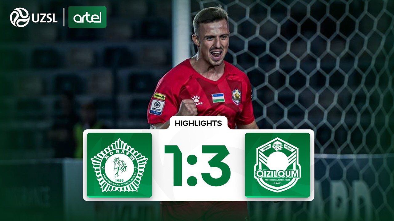 Xorazm Urganch 1-3 Qizilqum丨Melhores Momentos -Superliga