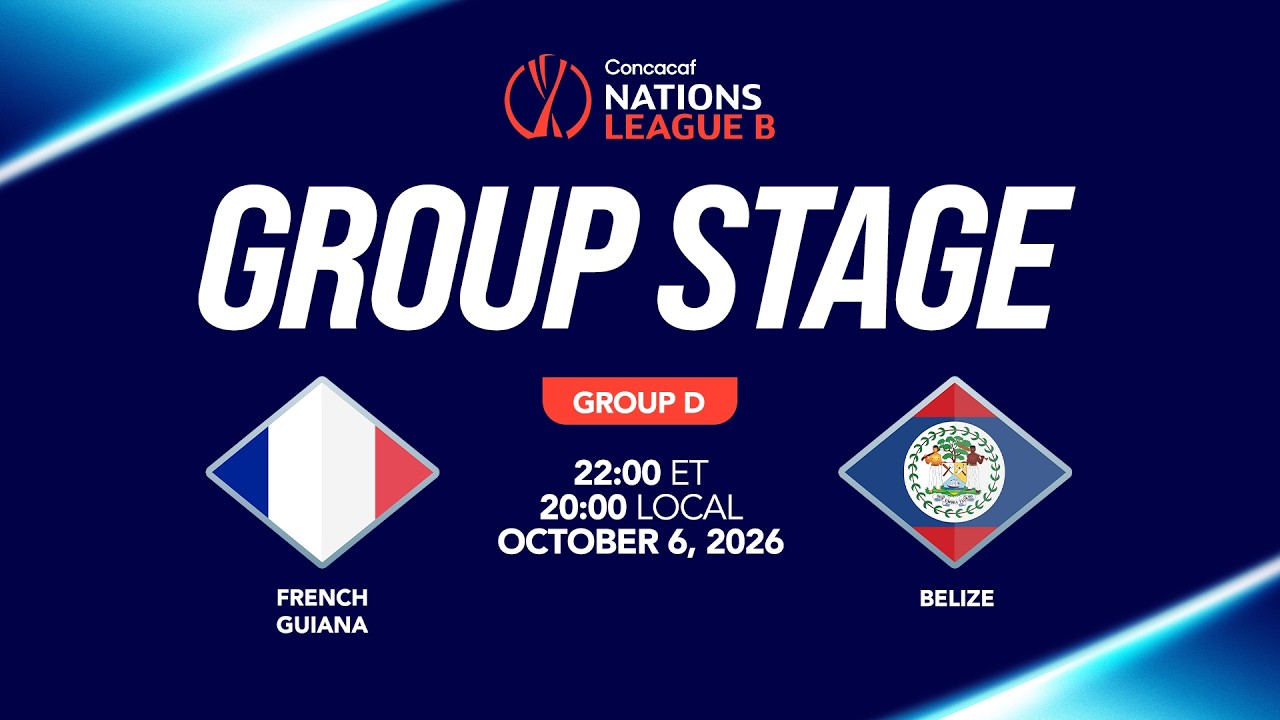 Guiana Francesa 1-0 Belize丨Melhores Momentos -CONCACAF Liga das Nações