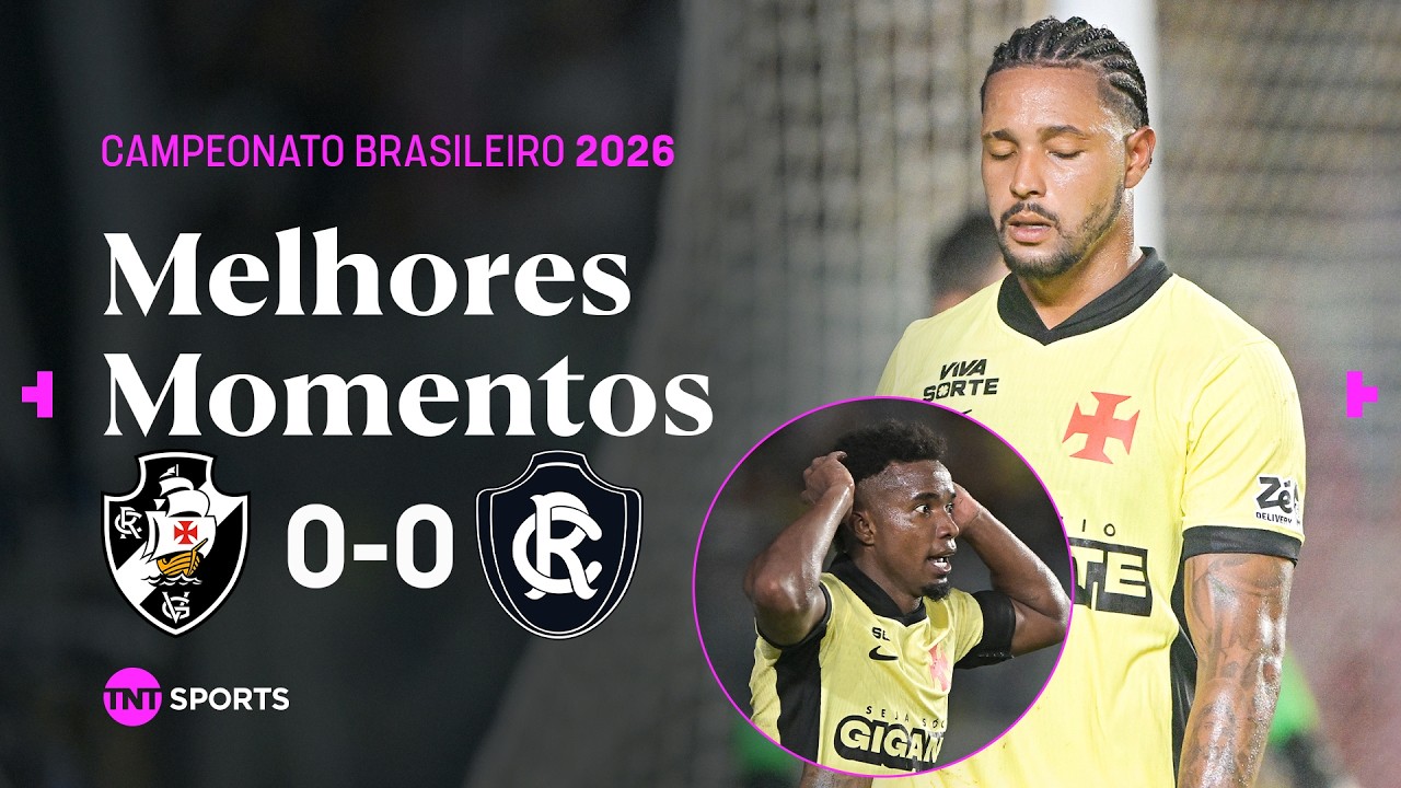 Vasco 0-0 Remo丨Melhores Momentos -Série A Betano
