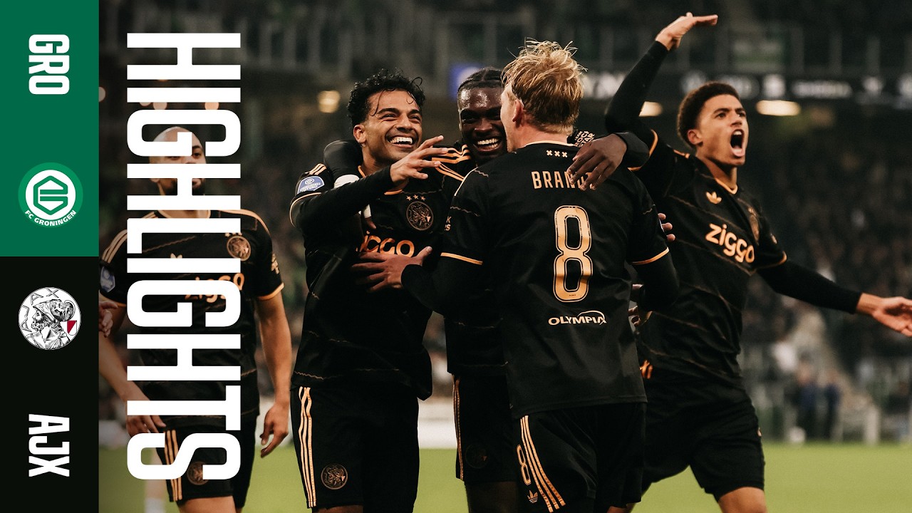 Groningen 2-5 Ajax丨Melhores Momentos -Eredivisie