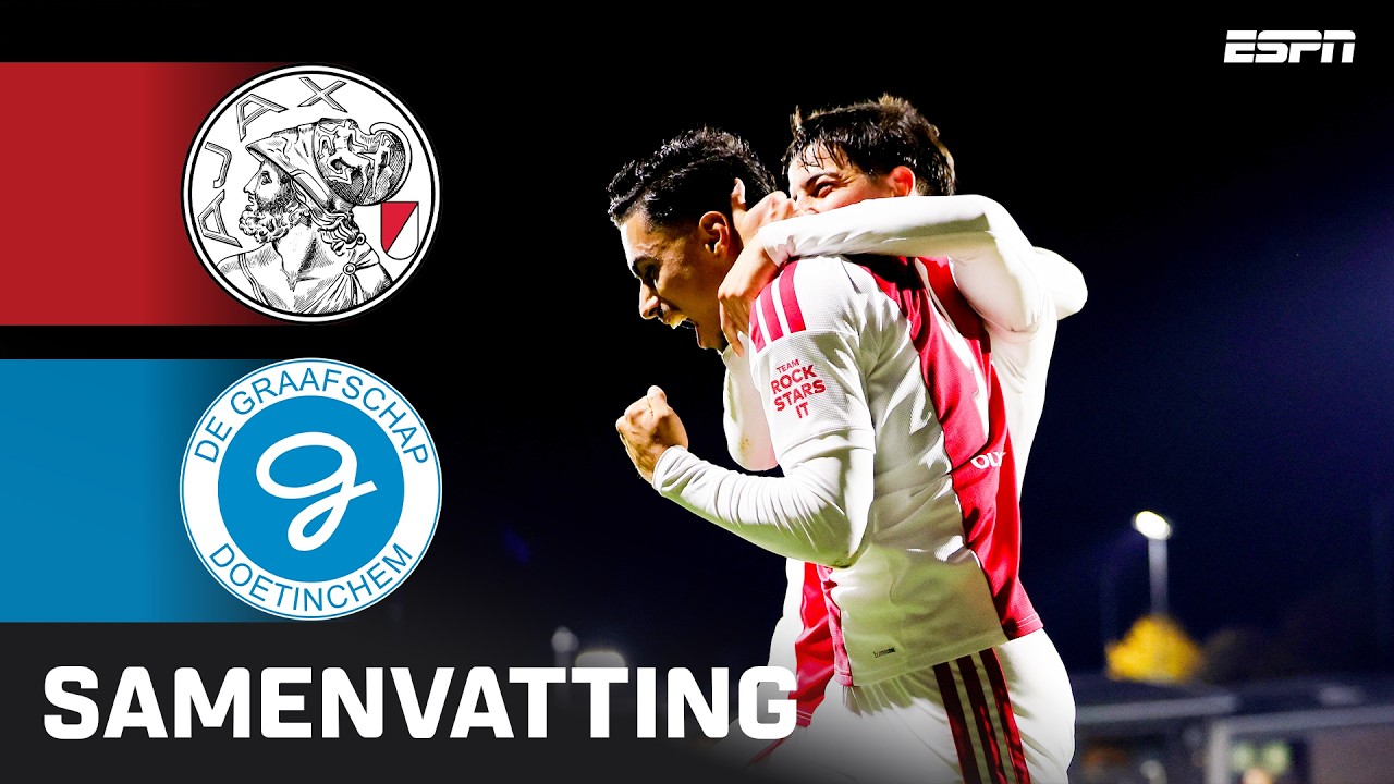 Jong Ajax 2-1 Graafschap丨Melhores Momentos -Primeira Divisão