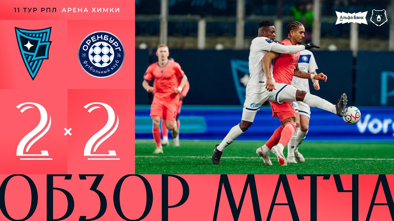 Rodina Moscow 2-2 Orenburg丨Melhores Momentos -Primeira Liga